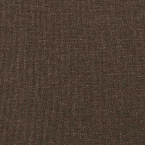  s oprugama i madracem LED tamnosmeđi 120x190 cm tkanina Slike