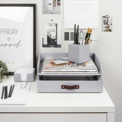 Bigso Box of Sweden Kartonski organizator dokumentov s predalom Walter &amp;ndash; Slike