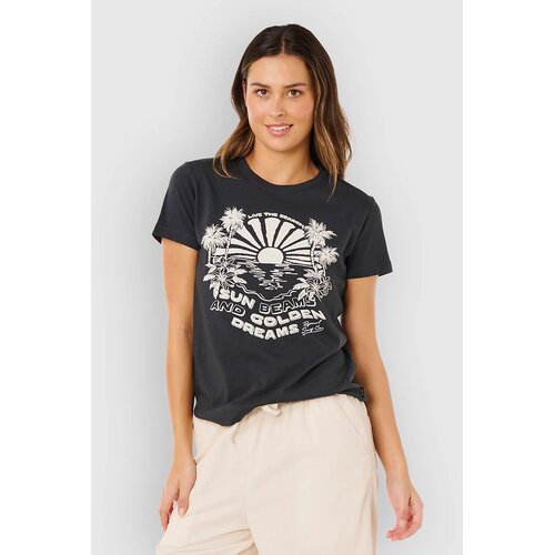 Rip Curl Sun Beams Standard T-shirt washed black Cene