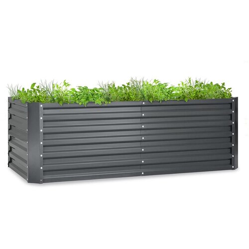 Blumfeldt High Grow Ravna podignuta cvjetna gredica, Tamno Sivo Cene
