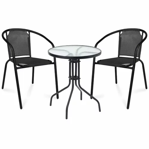  Vrtni set - Stol + 2 stolice