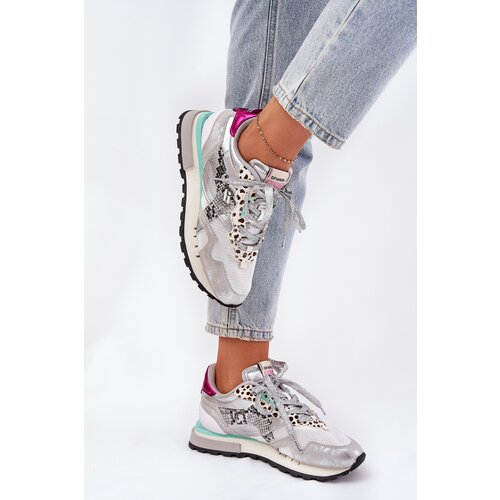 D.Franklin Suede Sport Shoes Sneakers Women Muted White DFSH387005 Slike