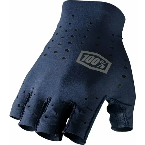 100% Sling Bike Short Finger Gloves Navy L
