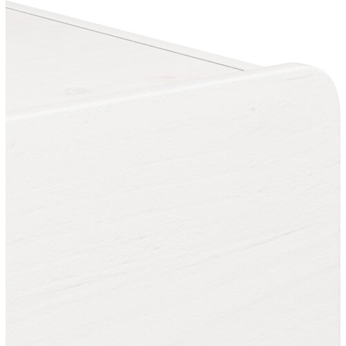 VidaXL Noćni ormarić 2 pcs Bijela 39 x 34 x 33 cm Čvrsta borova drva Slike