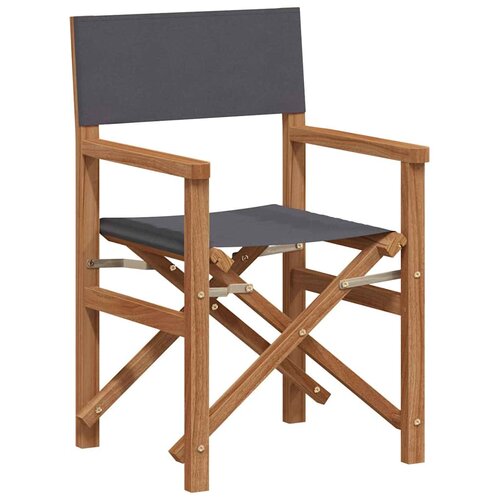  Stolac za blagovanje Siva 56 x 54 x 87 cm Čvrsto teak drvo Cijene