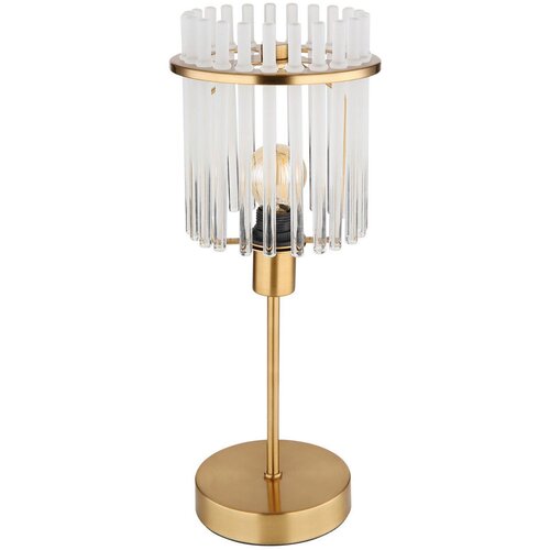 Globo 15698TM - Stona lampa GORLEY 1xE14/40W/230V prečnik 15 cm zlatna Slike