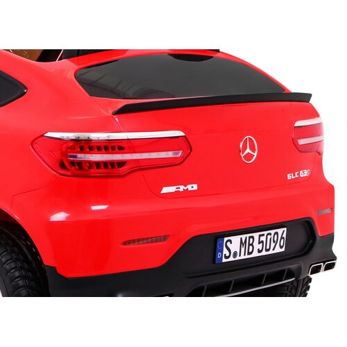  Licencirani auto na akumulator Mercedes GLC 63S - dvosjed - crveni Slike