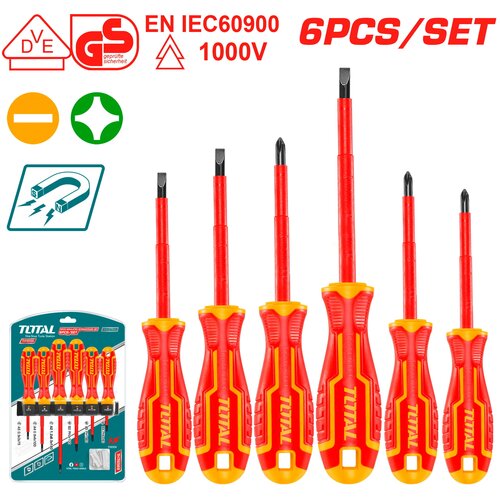 Total 6-dijelni set izoliranih odvijača / INDUSTRIAL (THTIS566) Slike