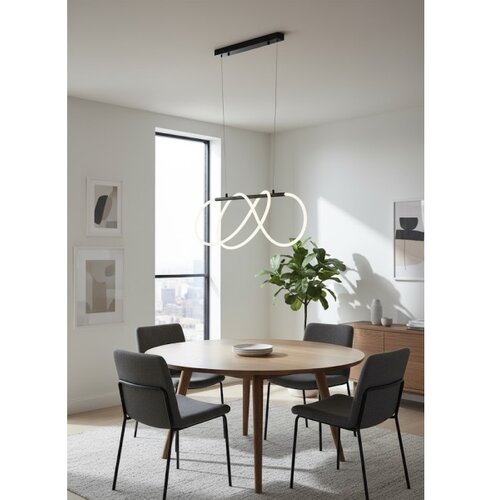  LED luster na sajli FLEXI LED/36W/230V 4000K crna Slike