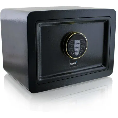 Varnostni digitalni elektronski sef 355x255x250mm črn
