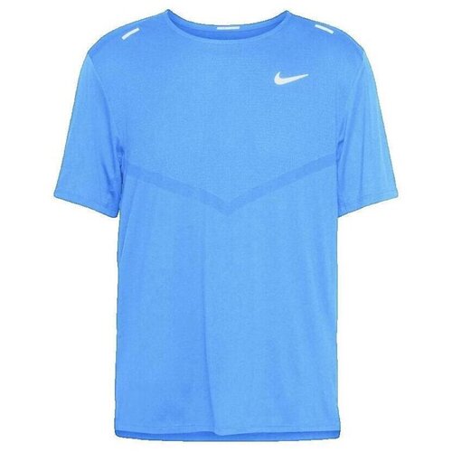 Nike Majice s kratkimi rokavi T-shirt Rise 365 Dri-FIT Modra Slike