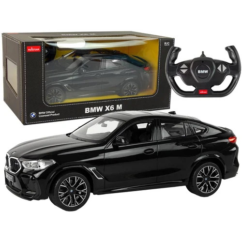  Licencirani auto na daljinsko upravljanje Bmw X6 M 1:14 Rastar - crni