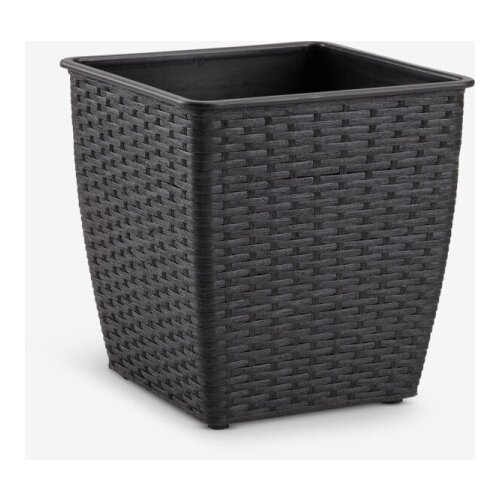  Pletena saksija 31x31 crna Cene