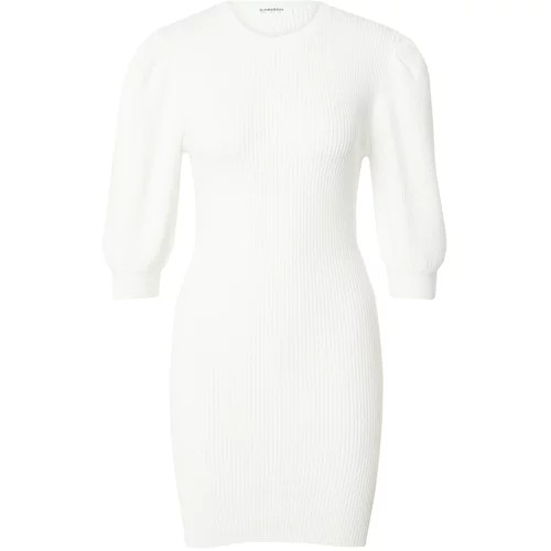 Glamorous Pletena haljina prljavo bijela