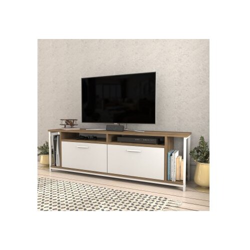 HANNAH HOME TV komoda Omar, 160x50,8x35 cm, Bijelo-Orah Slike