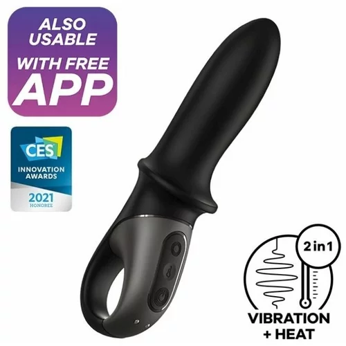 Satisfyer Vibrators Vibrator Satisfyer Hot Passion Connect App Black