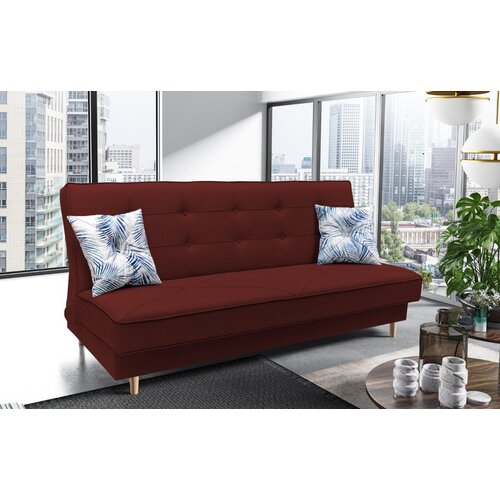  Kavč ANAMARI bordo rdeče blago Cene