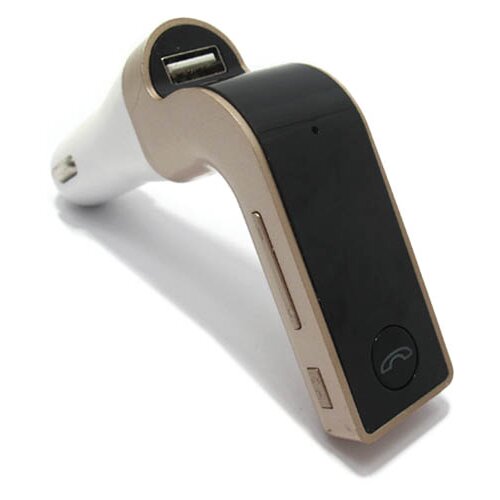  Auto punjač+ FM Bluetooth modulator zlatni Cene
