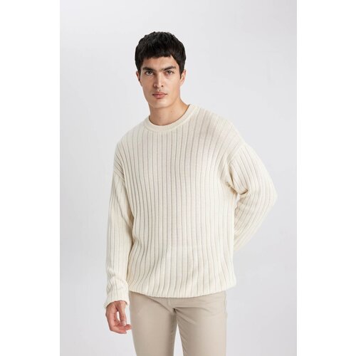 Defacto Relax Fit Crew Neck Sweater Slike