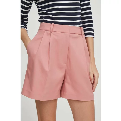 Tommy Hilfiger Kratke hlače ženski, roza barva