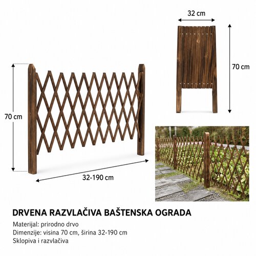 KMT Teleskopska ograda, Braon Cene