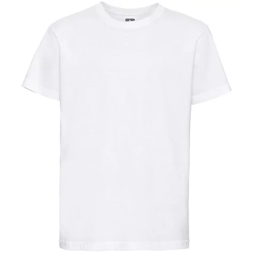 RUSSELL White Children's T-shirt Slim Fit