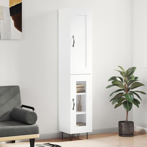 vidaXL Visoka komoda bijeli 34 5x34x180 cm od konstruiranog drva Cijene