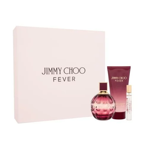 Jimmy Choo Fever Set parfemska voda 100 ml + losion za tijelo 100 ml + parfemska voda 7,5 ml za ženske