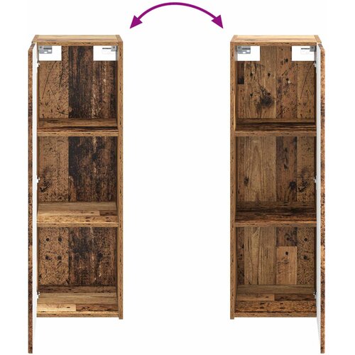 Ormar za Kupaonicu na Zidu Staro drvo 33 x 34,5 x 60 cm Slike