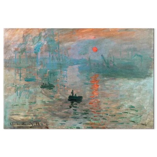  XXL slika - Claude Monet &amp;ndash; Impression Sunrise 170x113 Slike