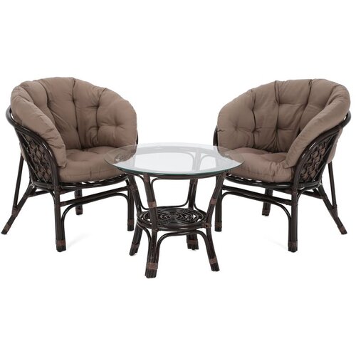  Garnitura namještaja Bahama smeđa / Cappuccino 2+1 Cene