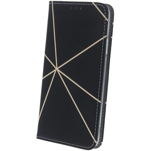 Onasi Mistik preklopna torbica Samsung Galaxy Xcover 6 Pro - črna z zlatimi črtami Cene