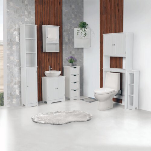 Kondela Ozki regal, bela, ATENE TIP 6 Slike