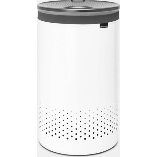 Brabantia Kutija za rublje, 60 litara, s plastičnim poklopcem - White Slike