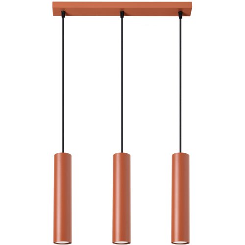 Sollux Lighting Obesna svetilka LAGOS 3L rdeča okra, (21626801) Cene