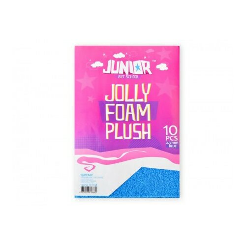 Jolly plush foam, eva pena pliš, plava, A4, 10K ( 134250 ) Cene