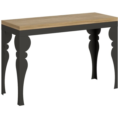 Itamoby &amp;nbsp; Paxon Double (120/200x45/90) - hrast, barva nog: antracit - preklopna jedilna miza, (20841763) Slike
