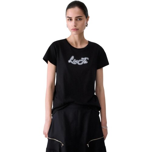 Liu Jo Majice s kratkimi rokavi BASIC T-SHIRT TF6283 JS923 Slike