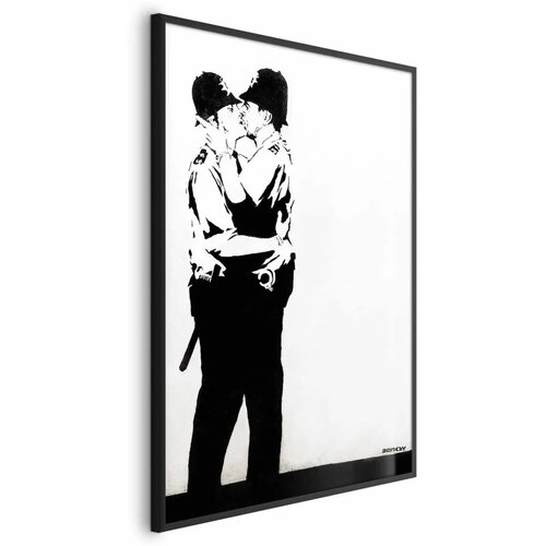  Plakat - The Policemen\'s Kiss 40x60 Crni okvir Cijene