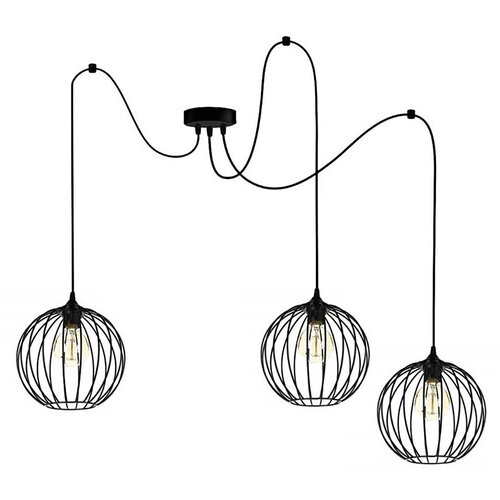  Luster na sajli MATT 3xE27/60W/230V pauk Cene