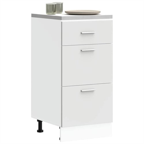 vidaXL Spodnja omarica bela 40x46x81,5 cm iz umetnega lesa Cene