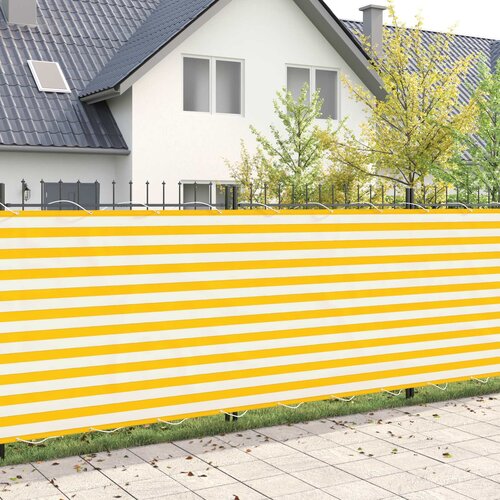  Zaslon za privatnost na balkonu 180 x 1000 cm Polyester Žuta Cene