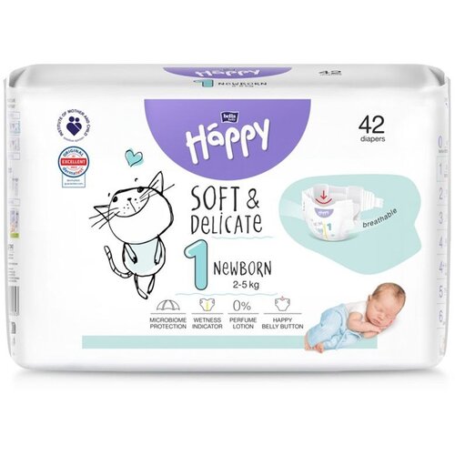 Bella Baby Happy pelene Newborn veličina 1, 42 komada Cijene