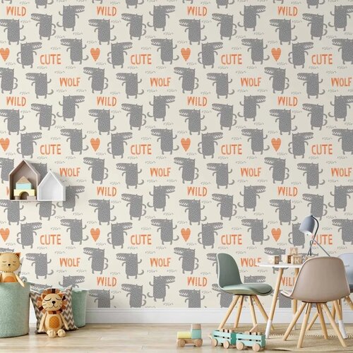  Tapeta - Cute Wolf 50x1000 Vodootporna Cene