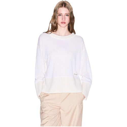 EAX Puloverji XW000772AF16602 Bela Slike