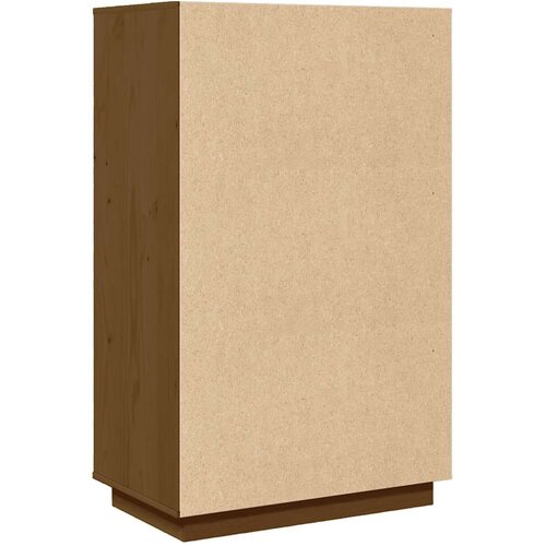  Visoka komoda boja meda 67 x 40 x 108,5 cm od masivne borovine Slike