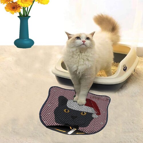 WALLXPERT Kdkafa0147 multicolor cat litter mat Cene