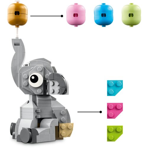 Lego Iconic - Beba slon u nebu (40814) Slike