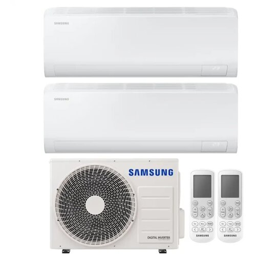 Samsung Multisplit dvojček 2 x AR50F12C1BHNEU Luzon S2 3,5kW / 1 x AJ050TXJ2KG/EU 5kW - Slike
