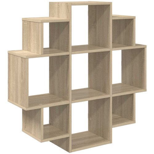 vidaXL Zidna polica Hrast sonoma 90 x 25 x 90 cm Konstruirano drvo - Hrast sonoma Cijene
